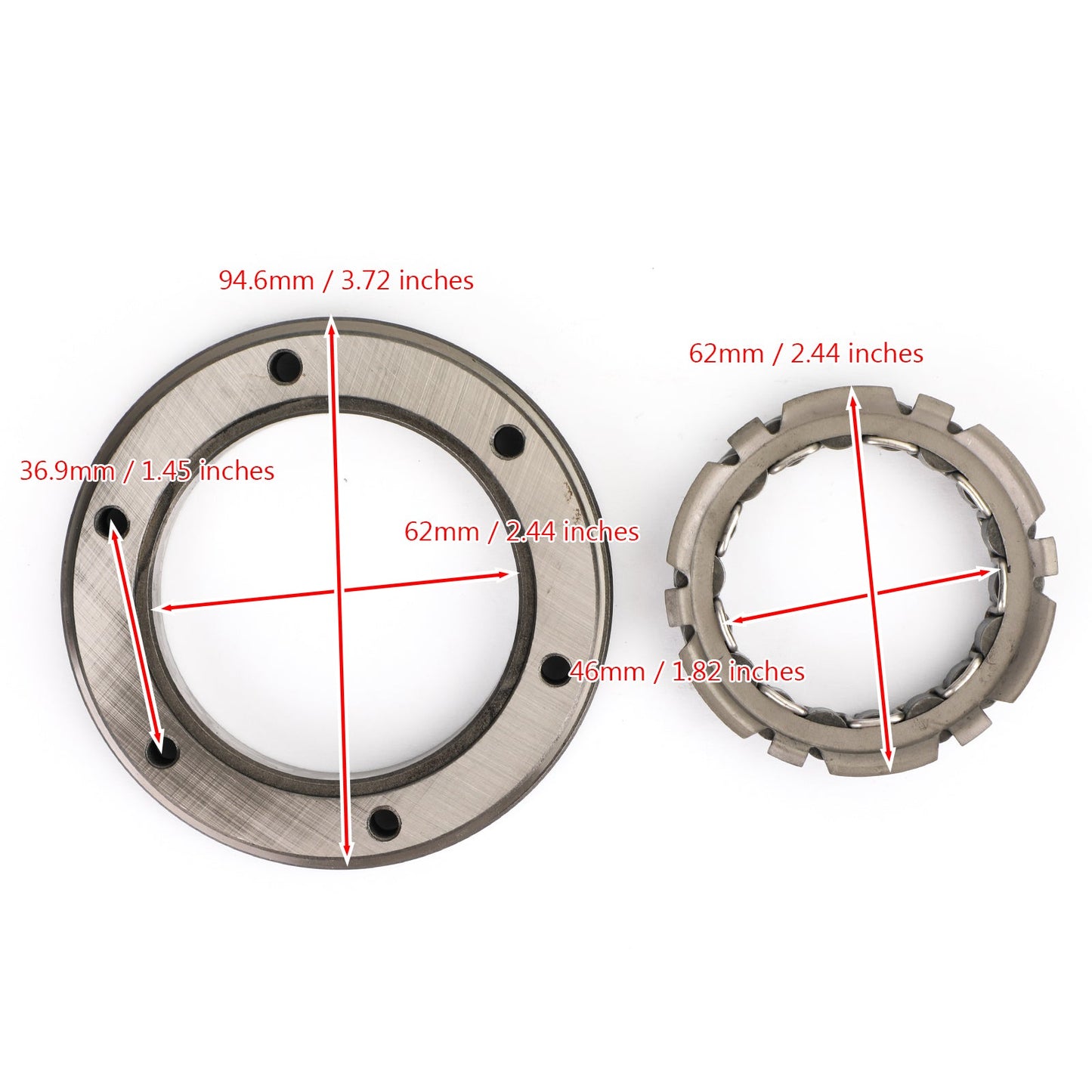 Frizione di avviamento unidirezionale adatta per Suzuki DRZ400 DR-Z400E DR-Z400S 12600-29810-000 Generico