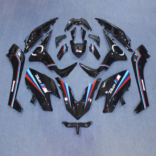 Amotopart Kit Carena Carrozzeria ABS per Yamaha T-Max TMAX530 2017-2018