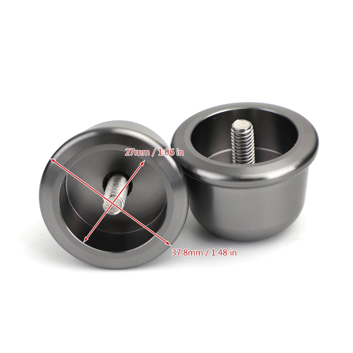 CNC Coppia Tappi Manubrio per Triumph Bonneville T100 T120 Street Twin Cup 2016-2020 Generico