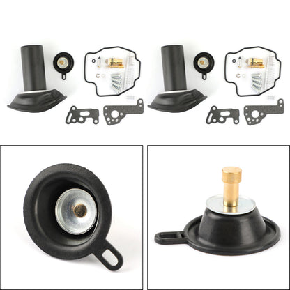 2set Carburatore Kit di Riparazione Stantuffo Diaframma per Yamaha VIRAGO 535 XV535 1990-01 Generico