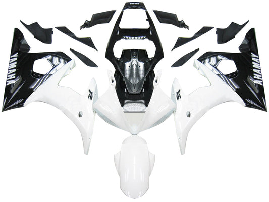 Amotopart 2005 Yamaha R6 Cladding in bianco e nero? -Kit