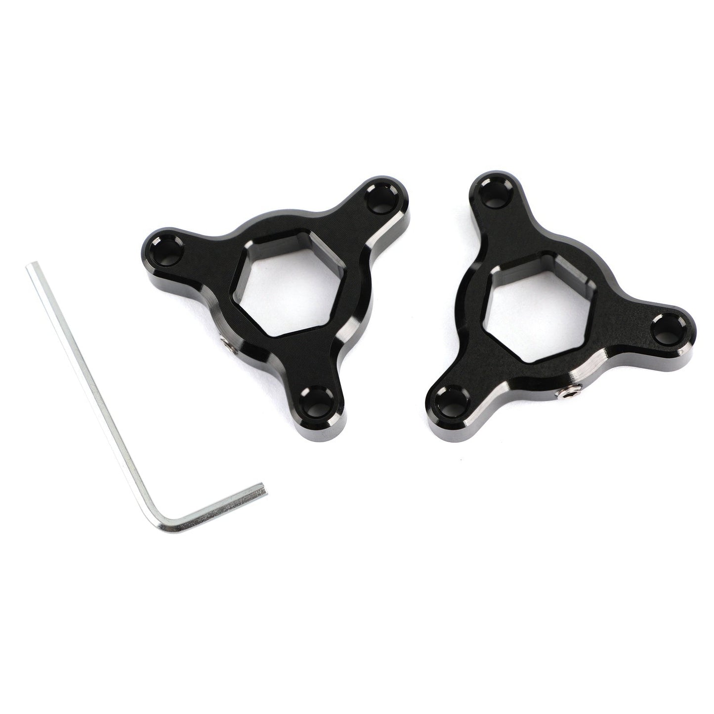 Regolatori pre forcella neri 14MM adatti per Kawasaki Ninja ZX6R ZX10R ZZR1400 Z800 generico