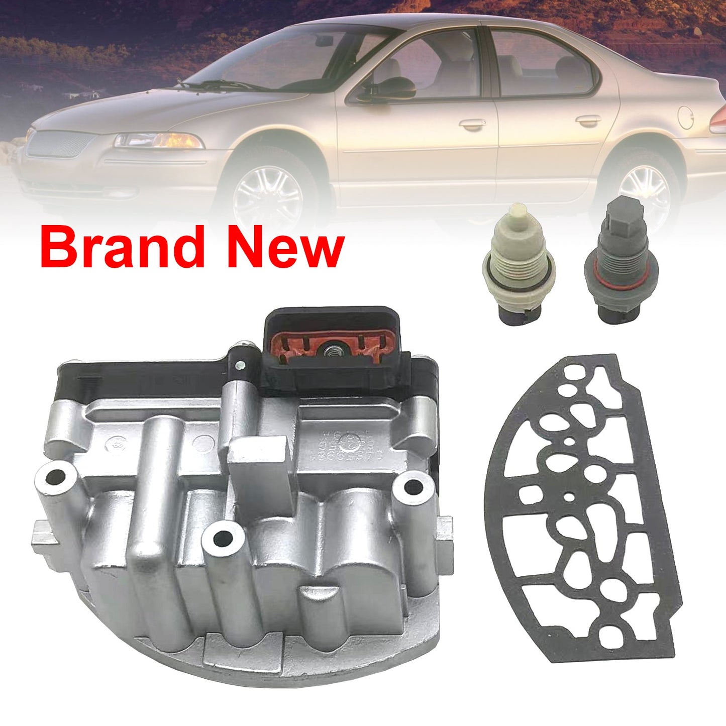 1995-2010 Avenger Sebring A604 41TE Shift Solenoid Block &amp; Input Output Speed Sensors Trasmissione 41TE