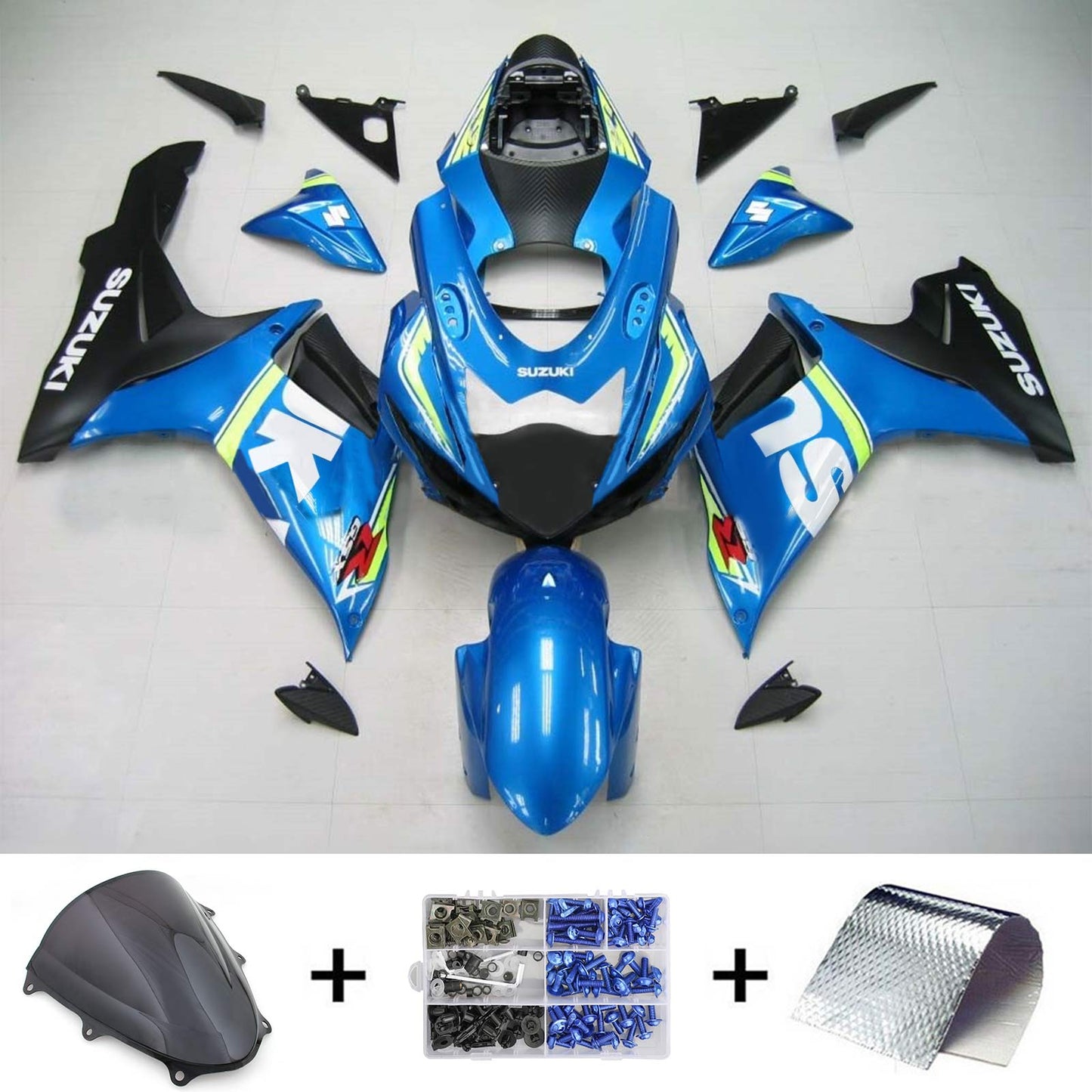 Suzuki GSXR 600/750 2011-2022 Kit carena K11 Carrozzeria Plastica ABS