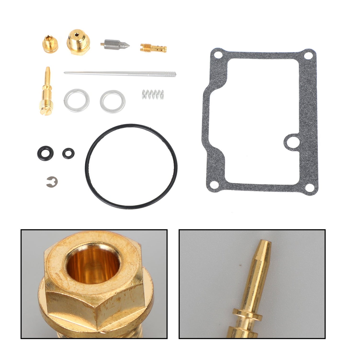 Carburatore Carb Rebuild Repair Kit adatto per Suzuki GT 380 GT380 1973-1977 Generico