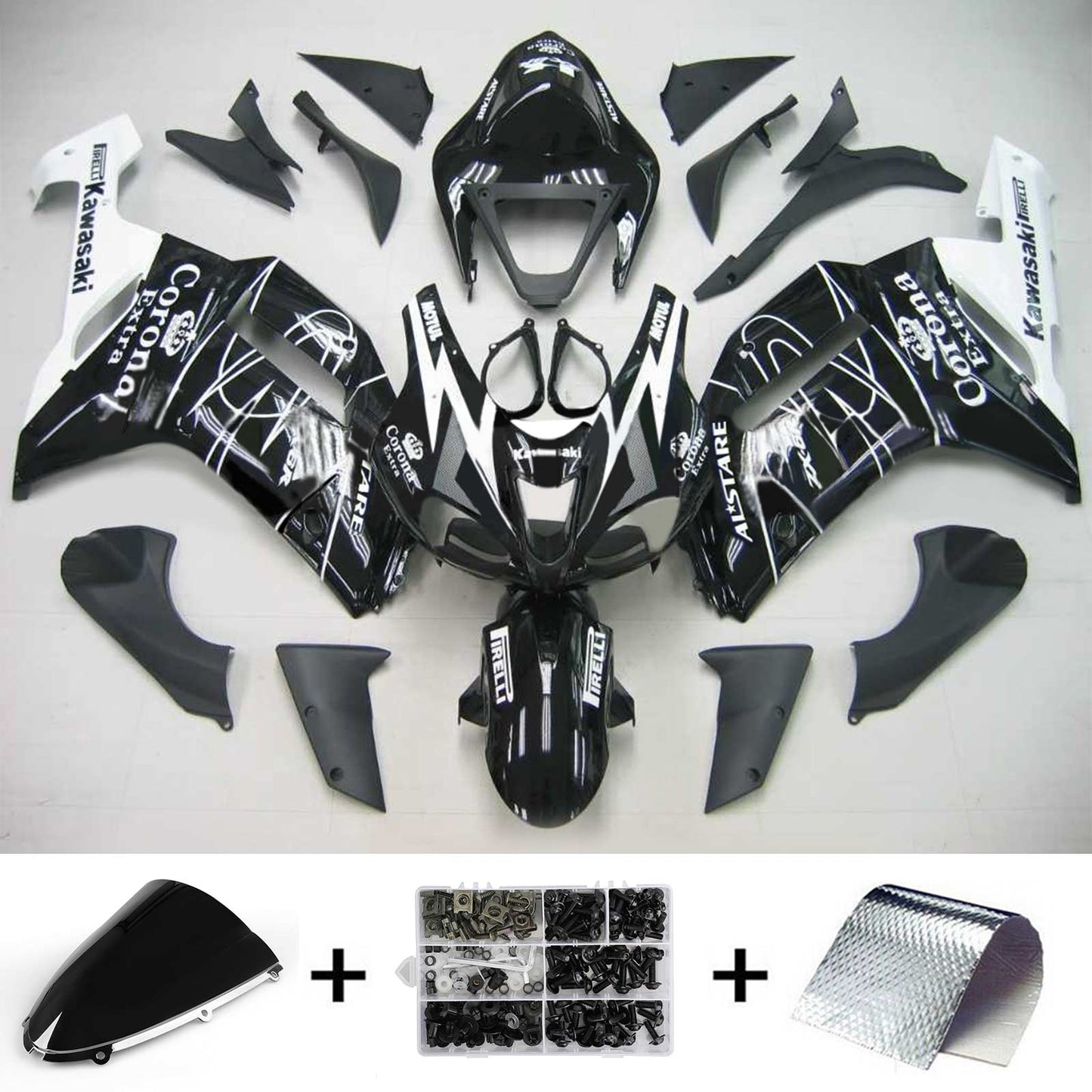 Kit Carenatura Per Kawasaki ZX6R 636 2007-2008 Generico