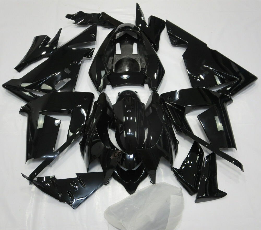 Amotopart rivestimento Kawasaki ZX10R 2004-2005 Giadding Kit di rivestimento nero abbagliante