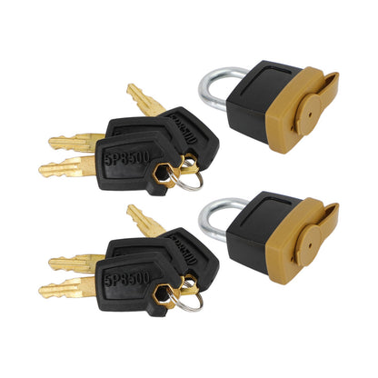 2 set lucchetto lucchetto con 6 nuove chiavi per Caterpillar (CAT) 5P8500 246-2641