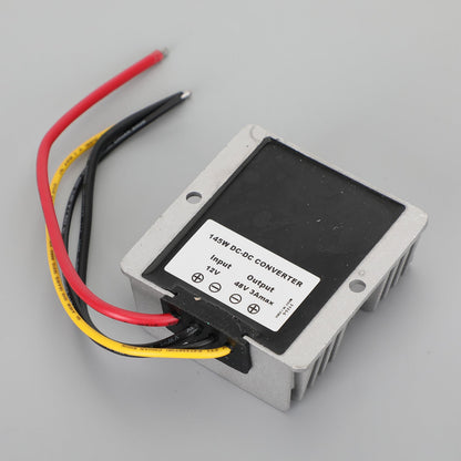 DC-DC 12V-48V 3A 145W Step Up Regolatore convertitore di alimentazione per auto Impermeabile