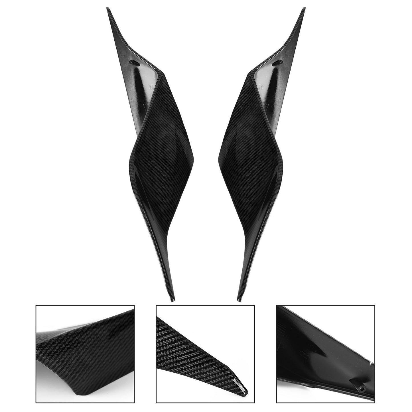Copertura carenatura sedile posteriore laterale in carbonio per Yamaha YZF R6 2017-2020 Generico