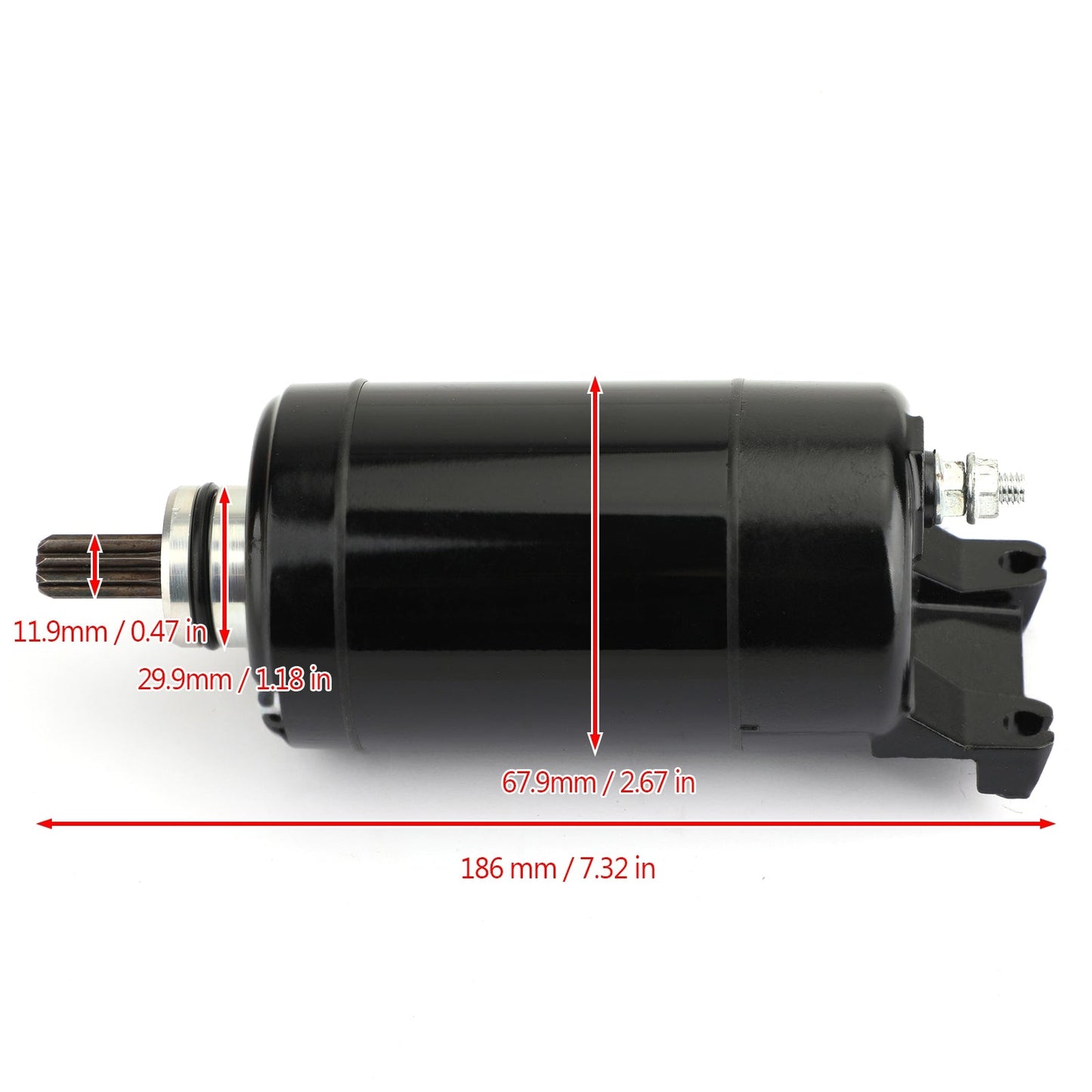 NUOVO Motorino di avviamento per Kawasaki VN1700 Vulcan 1700 Classic Voyager 09-19 21163-0055 Generico