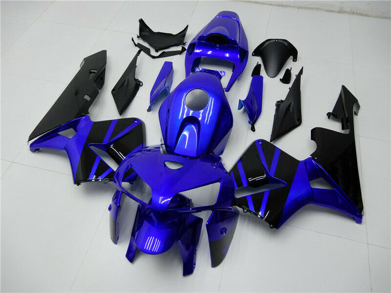 Kit Carena per Honda CBR600RR 2005 2006 Blu Nero Carrozzeria Stampo ABS Nero Rosso Generico