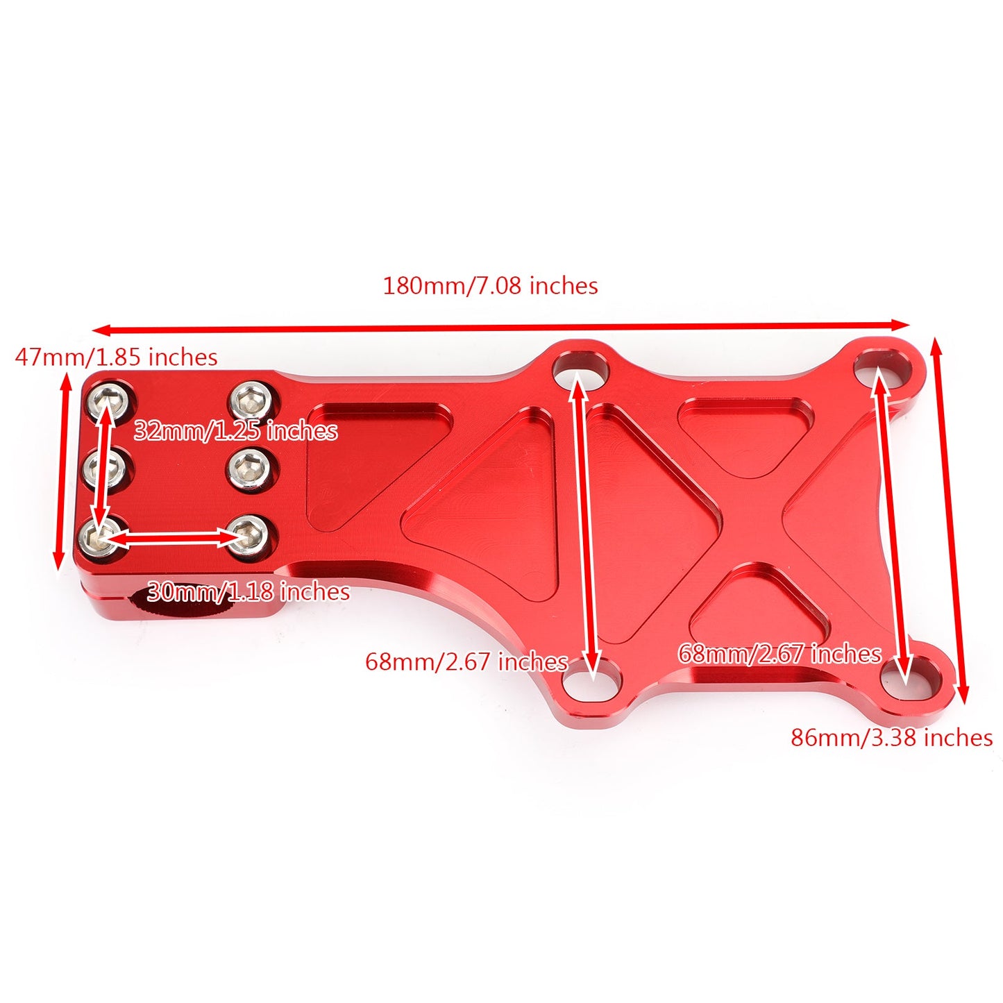 Staffa Paramotore Fissaggio Fisso per Honda MSX125 MSX125SF Grom 2013-2019 Generico