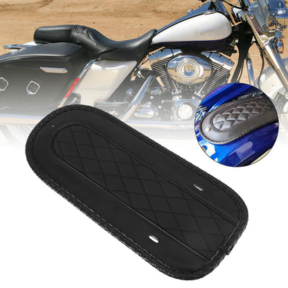Sella monoposto in pelle PU con bretelle parafango posteriore per Touring Road Glide FLHX 2008-2020 Generico