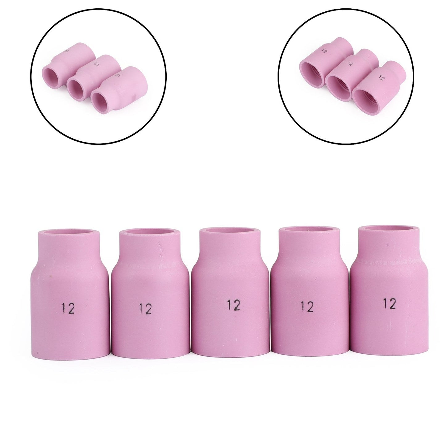 5pcs grande tazza in ceramica per lenti a gas 53N87 # 12 torcia per saldatura TIG