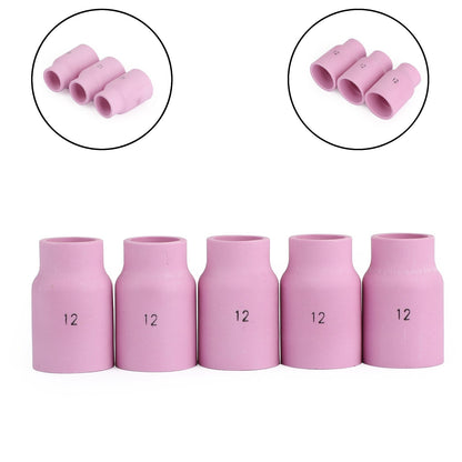 5pcs grande tazza in ceramica per lenti a gas 53N87 # 12 torcia per saldatura TIG