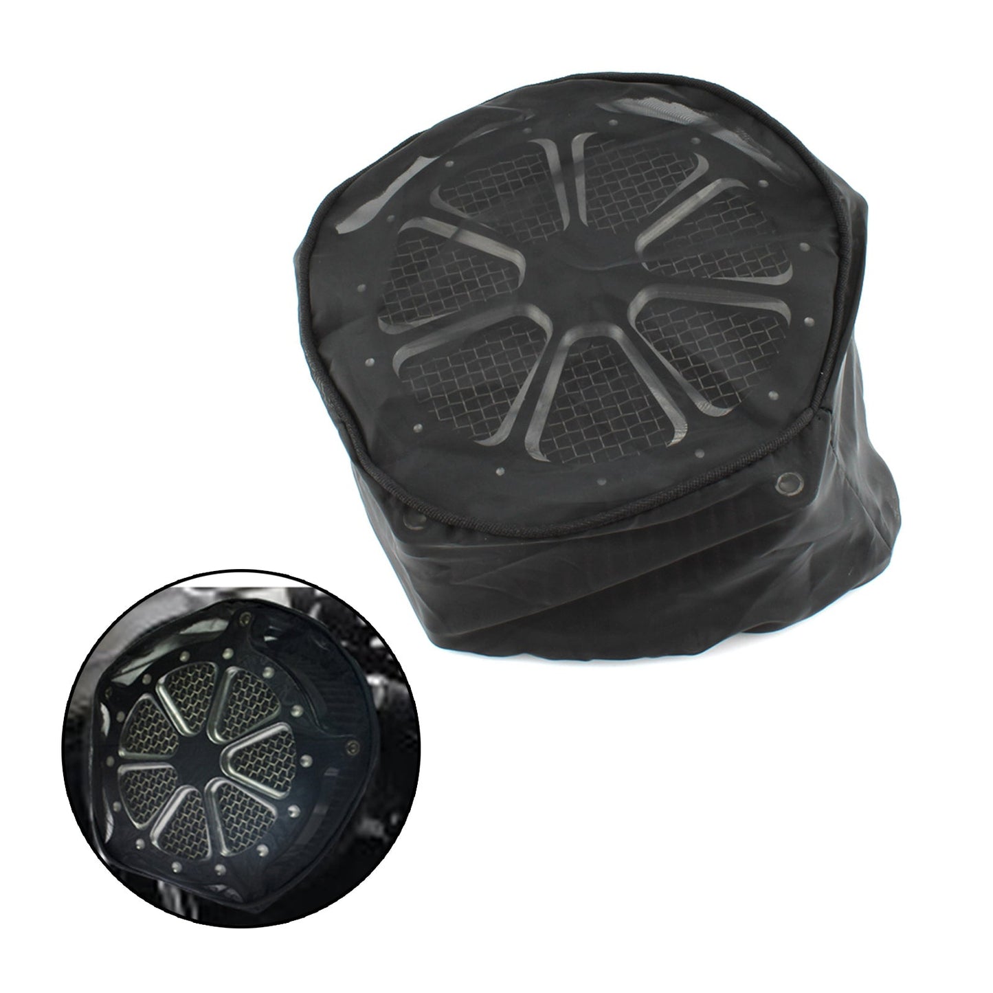 Air Cleaner Rain Sock Air Filters Big Sucker Nero Per Sportster Touring Electra Generico
