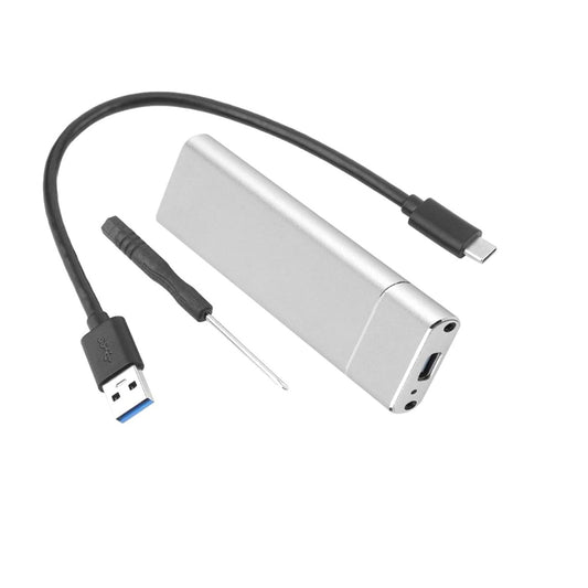 Contenitore esterno per disco rigido SSD da USB 3.1 da tipo C a M.2 NGFF SSD da 6 Gbps