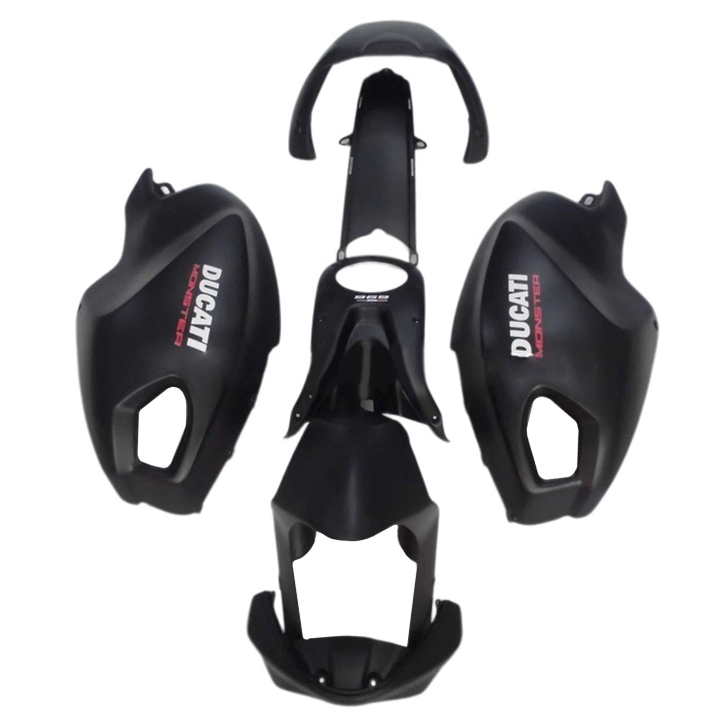 Amotopart Ducati Monster 696 796 1100 S EVO tutti gli anni Kit Carena Carrozzeria