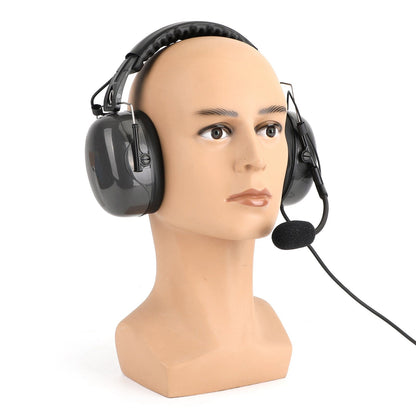 Cuffie regolabili con cancellazione del rumore adatte per Kenwood BaoFeng TK3107 TK3207
