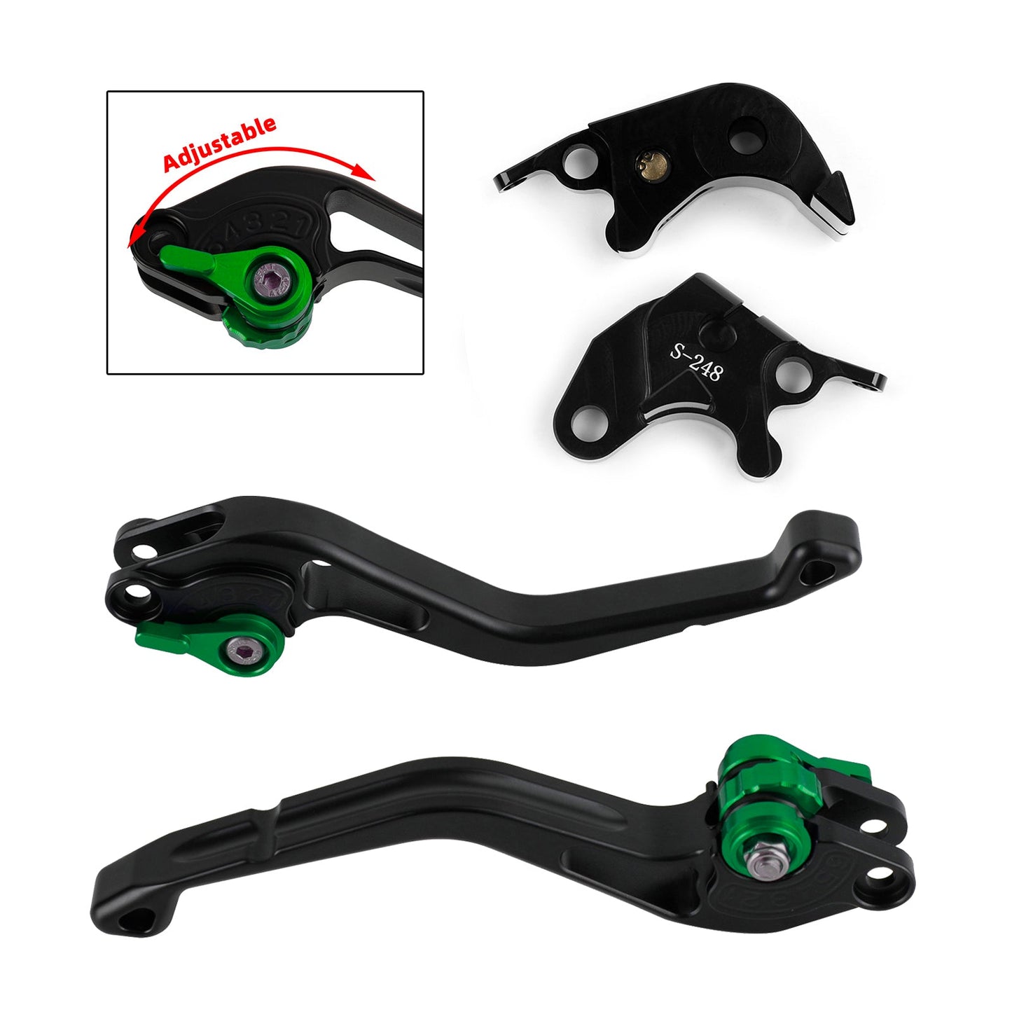 Suzuki GSXR600 GSXR750 2004-2005 NUOVA Leva freno frizione corta