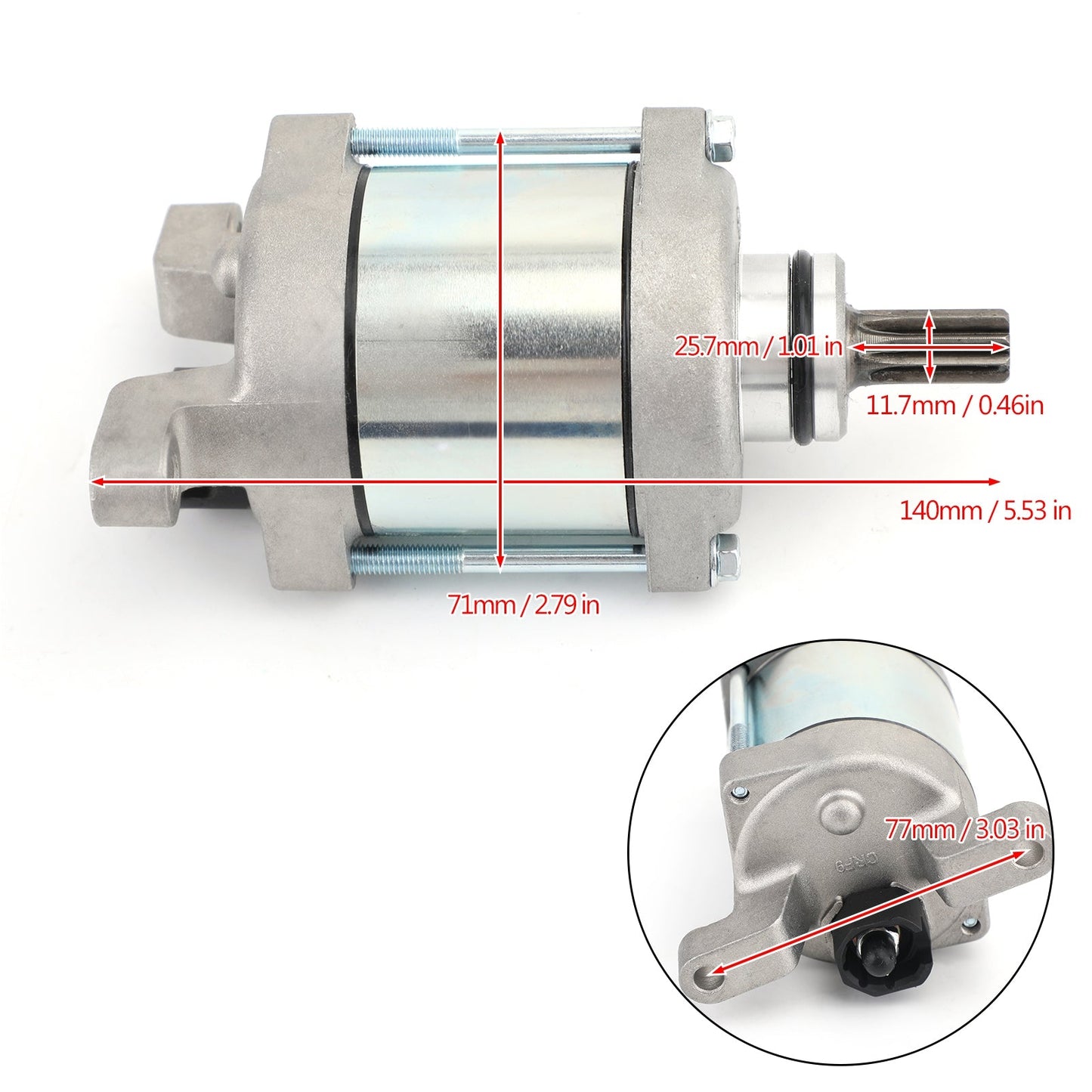 Motorino di avviamento per Honda Dylan SH125 SH150 09-12 S-Wing FES 125 150 2007-2012 Generico