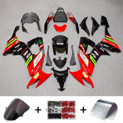 Amotopart Kawasaki ZX10R 2008-2010 Kit carena Carrozzeria Plastica ABS