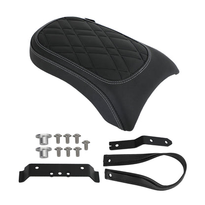 BMW R18 Bikes 2020-2022 2021 Cuscino passeggero sedile posteriore Flat Pu Black Grid