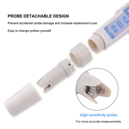 4In1 PH/TDS/EC/Misuratore di temperatura Strumento di test del tester del monitor della qualità dell'acqua digitale