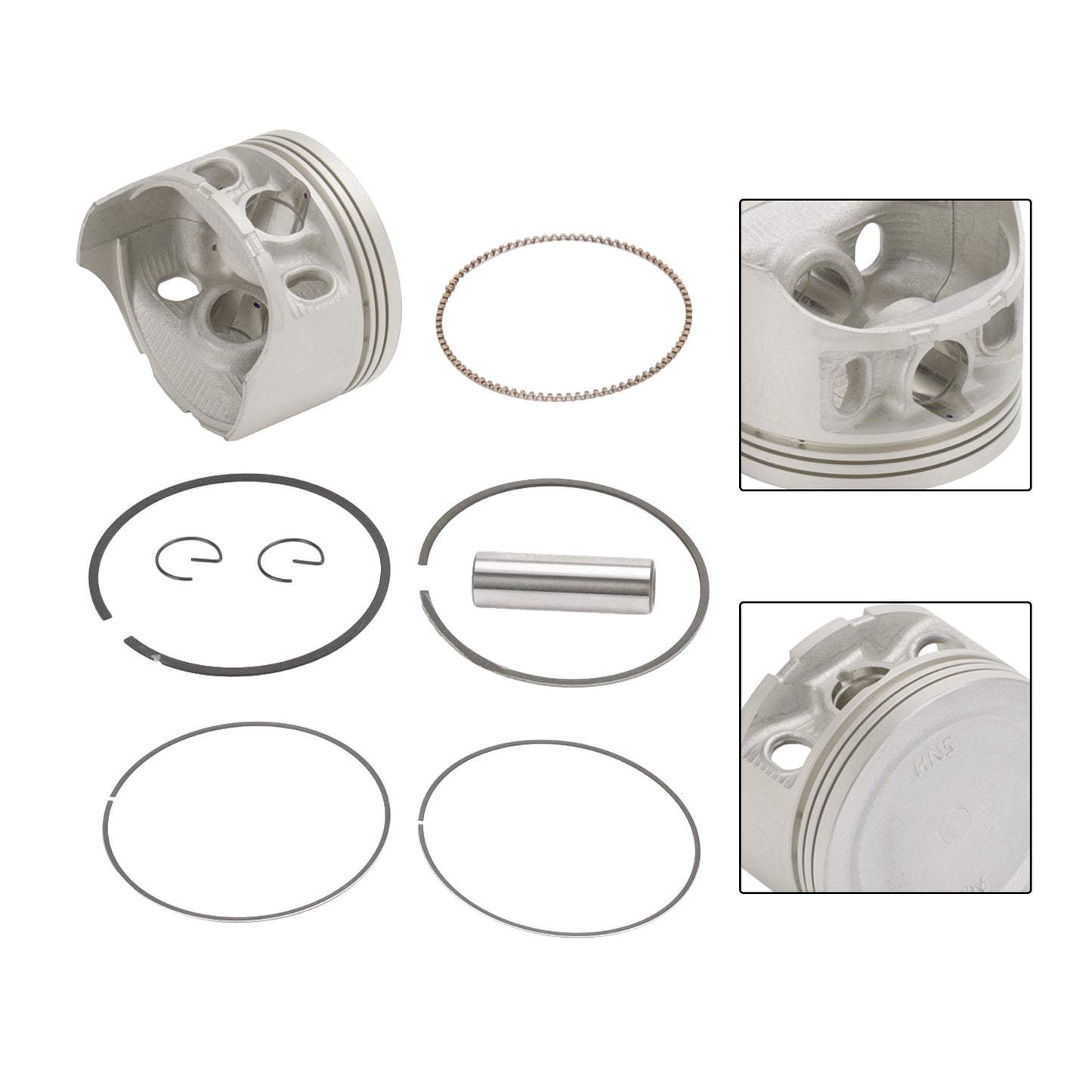 Kit pistone motore Honda Rancher Trx350Fe Te 2000-2006 Alesaggio standard 78,5 mm