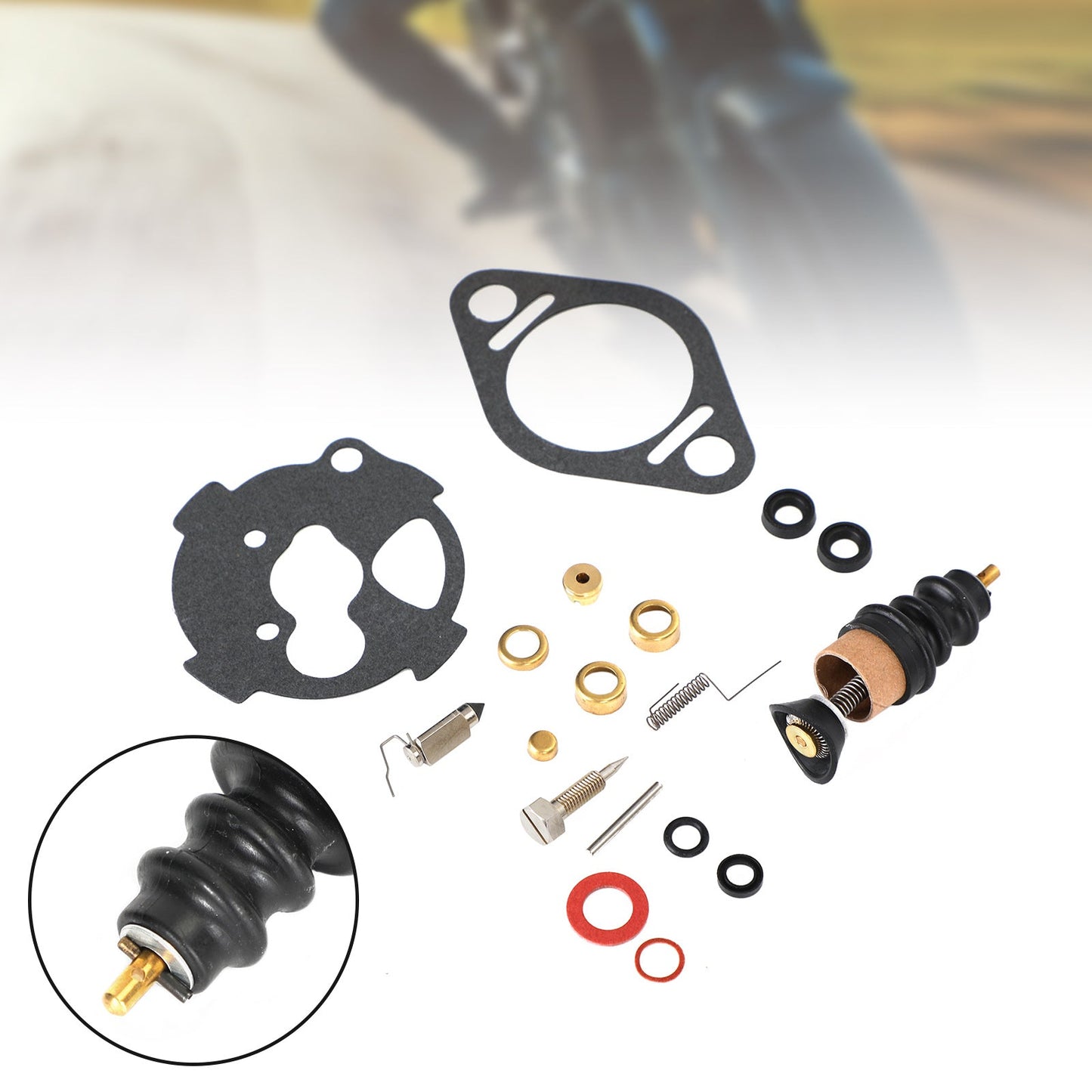 Kit di ricostruzione carburatore adatto per modelli FL FX XL pre-1976 36mm 38mm 40mm 27132-71 generico