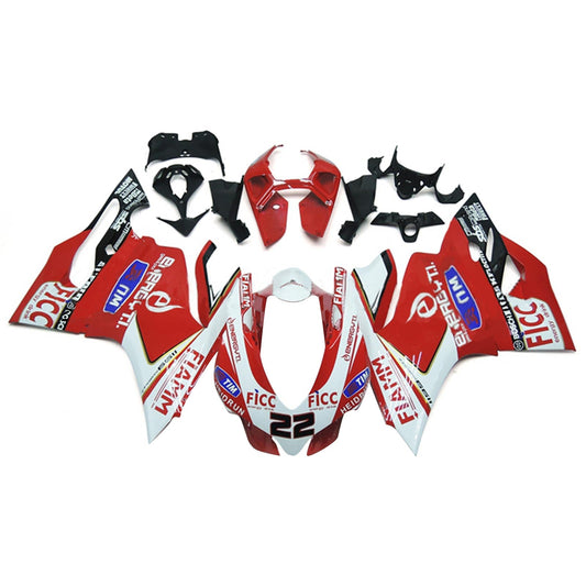 Amotopart Ducati 1199 2012-2015 Kit Carena Carrozzeria Plastica ABS