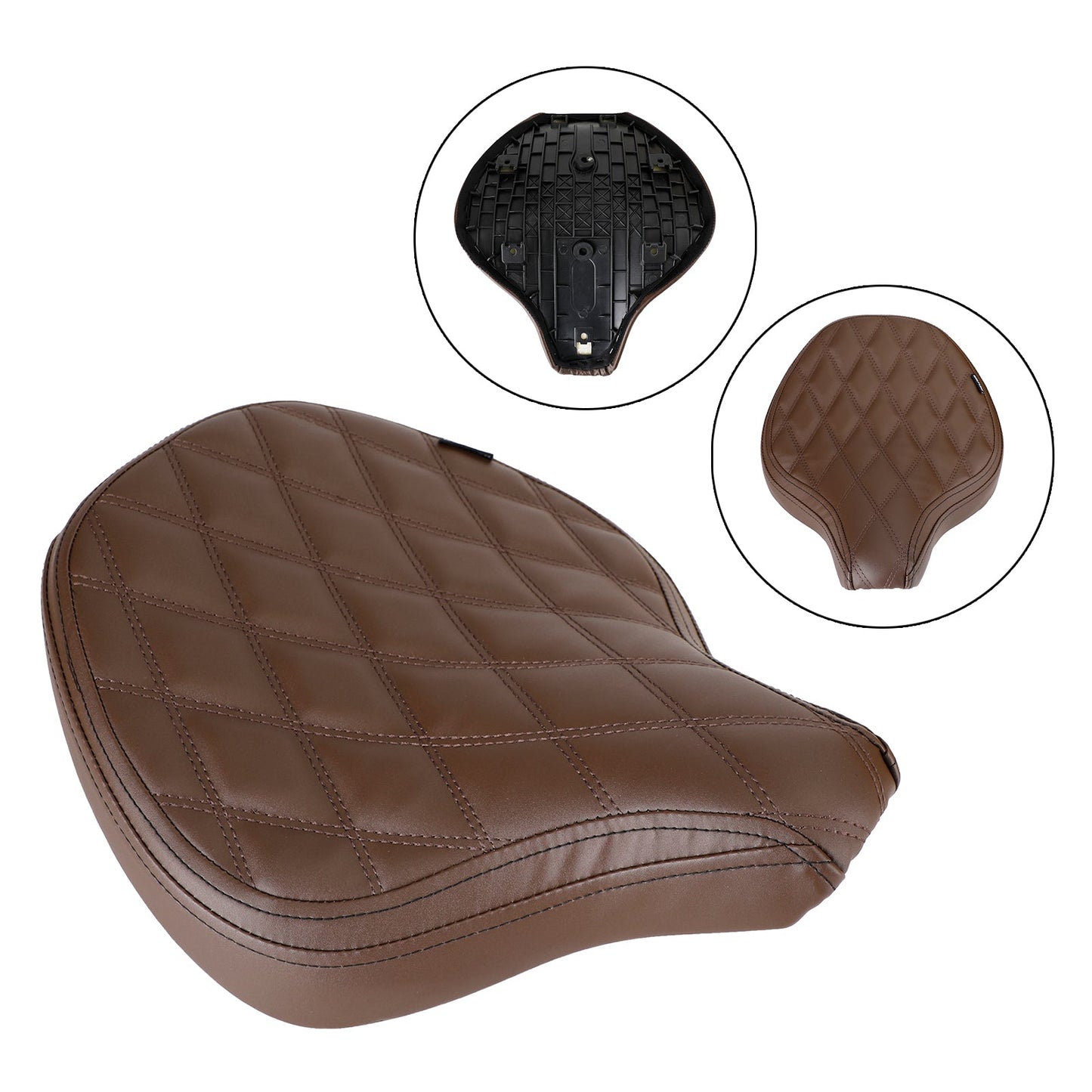 Cuscino sedile passeggero anteriore guidatore Raider Diamond Brown per Tr Bobber 17-22 2021