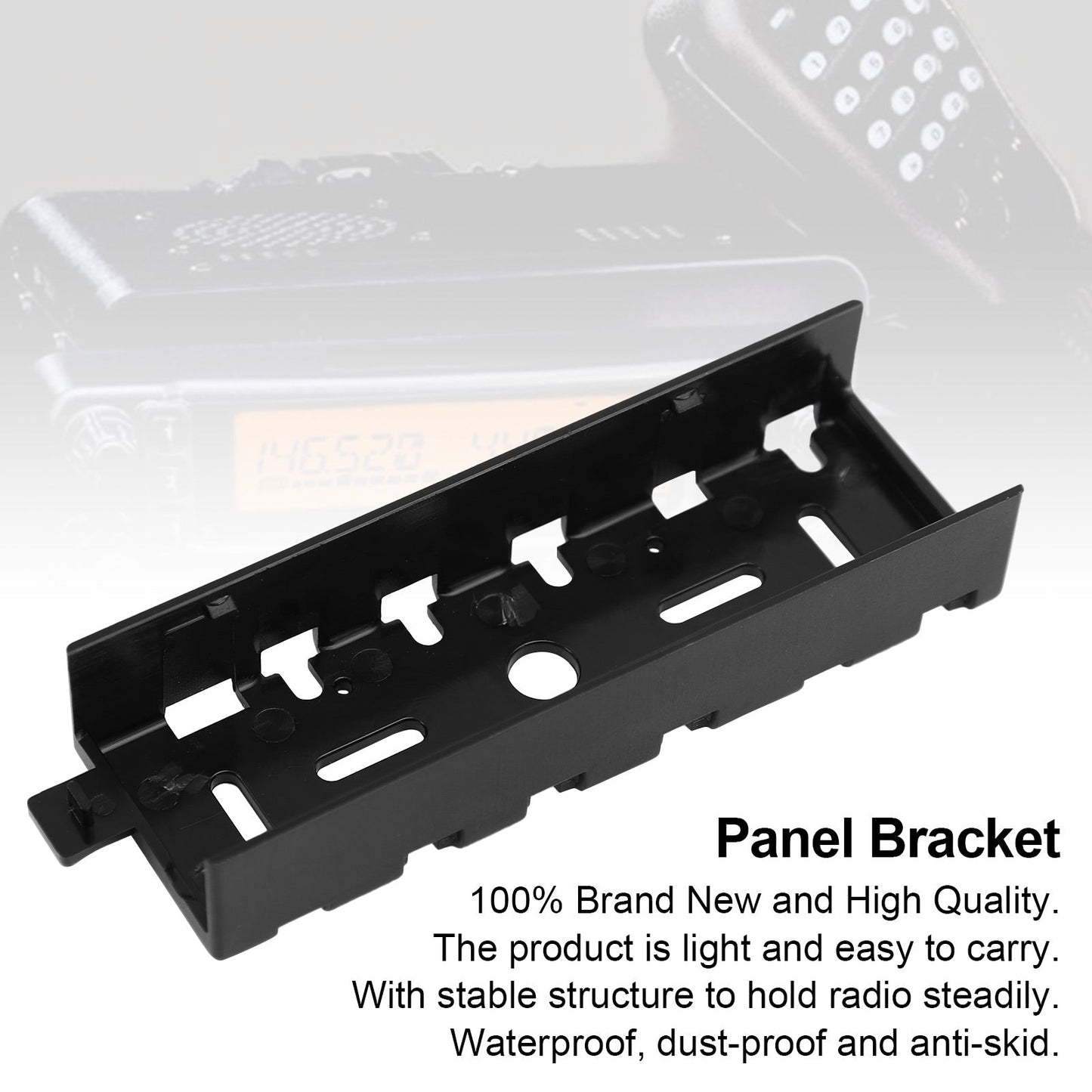 Staffa di montaggio a pannello Ft8900 in plastica nera per autoradio Ft-8800 Ft-8800R Ft-8900