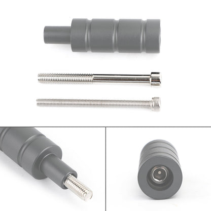 Areyourshop Alluminio M8 M6 Faro per moto Fendinebbia Staffa di montaggio Barra di supporto prolunga