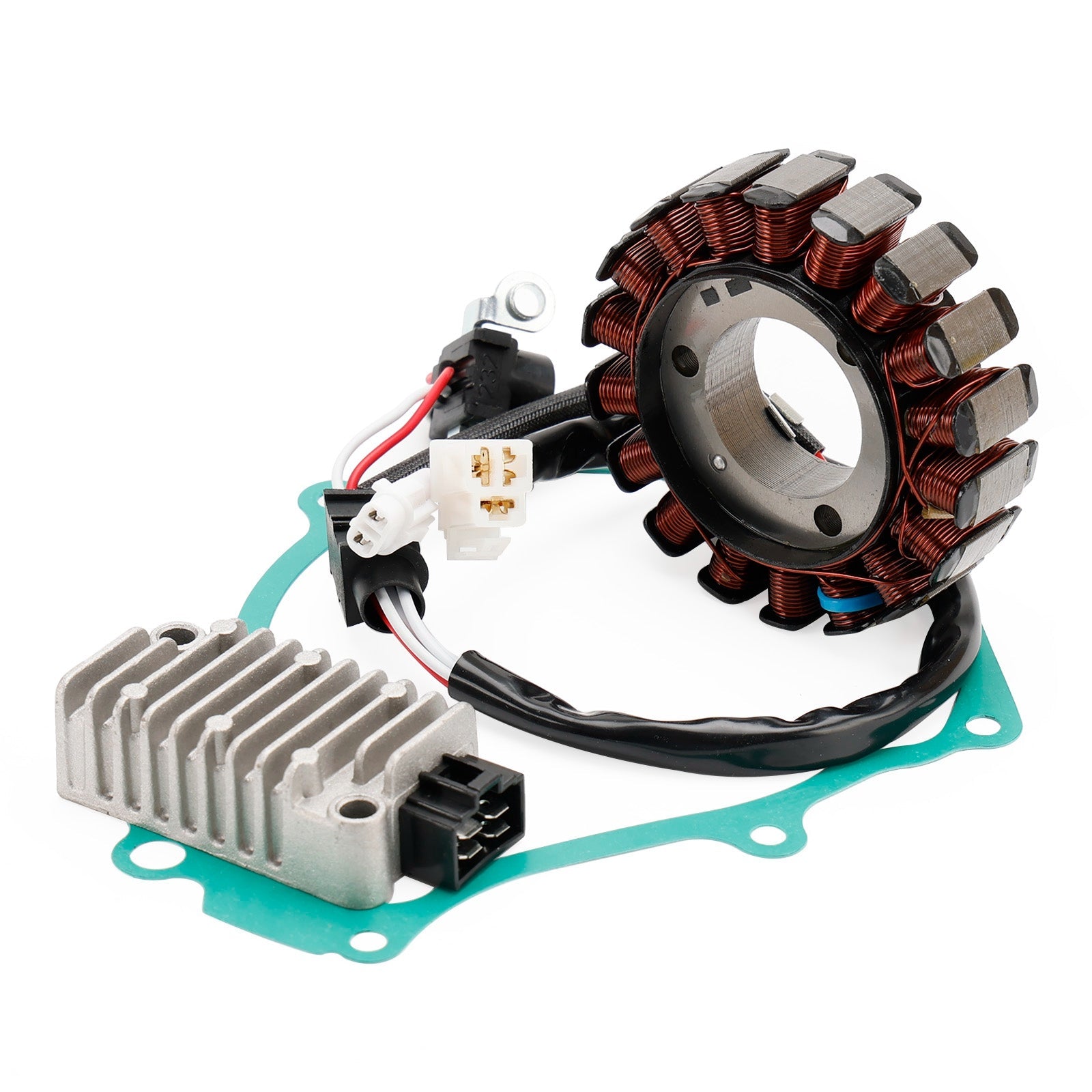 GOOFIT Bobina Di Accensione Statore 18 Bobine Per Kawasaki ZR400 Zephyr 400 ZR550 ZX400 - Sostituzione OEM 21003-1038