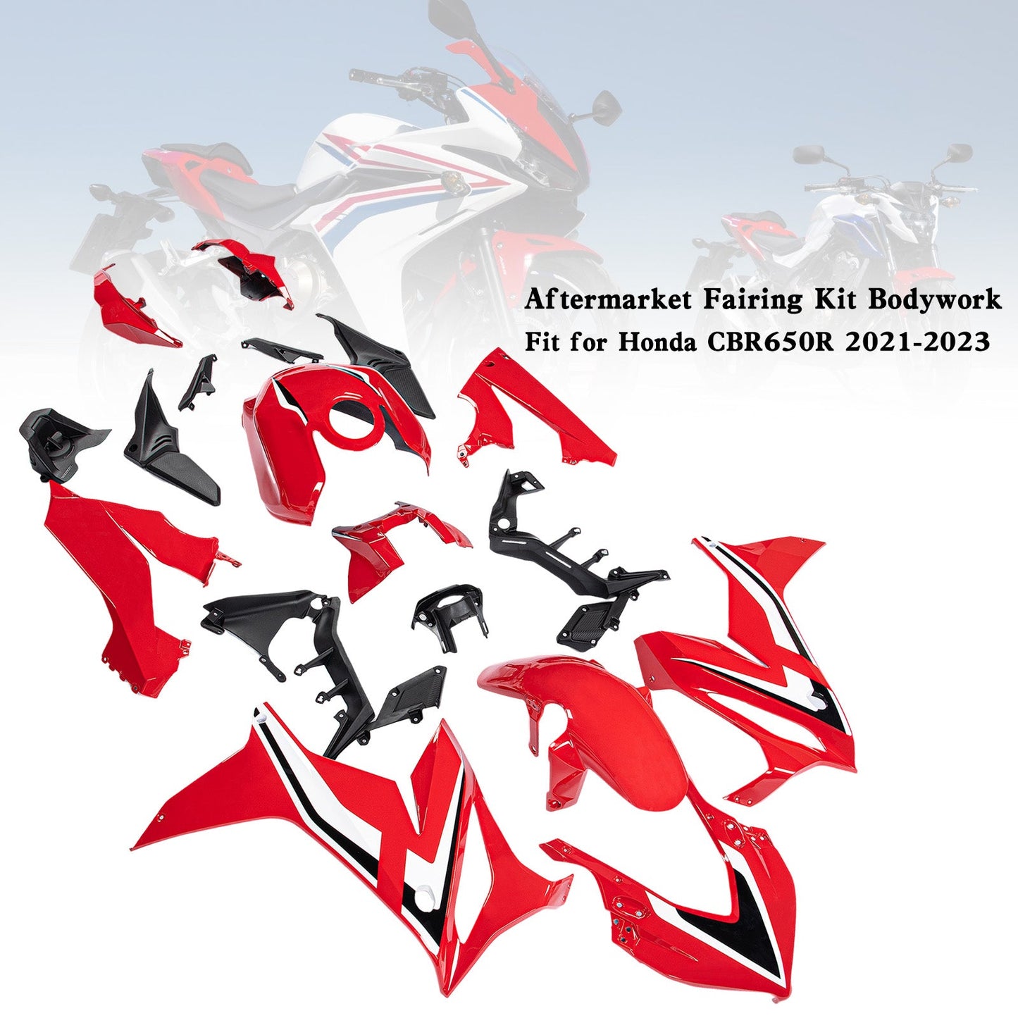 Kit carena Honda CBR650R 2021-2023 Stampaggio ad iniezione di plastica ABS