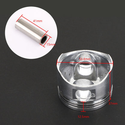 Piston Pin Ring Set STD / +0.25 / +0.50 / +0.75 / +1.00 Alesaggio Misura per Yamaha YW XC 125 BWS Zuma Cygnus 14-20 Generico