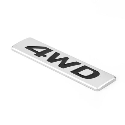 New Metal 4WD Emblem Car Fender Trunk Portellone Distintivo Decalcomanie Adesivo 4WD 4X4 SUV Generico