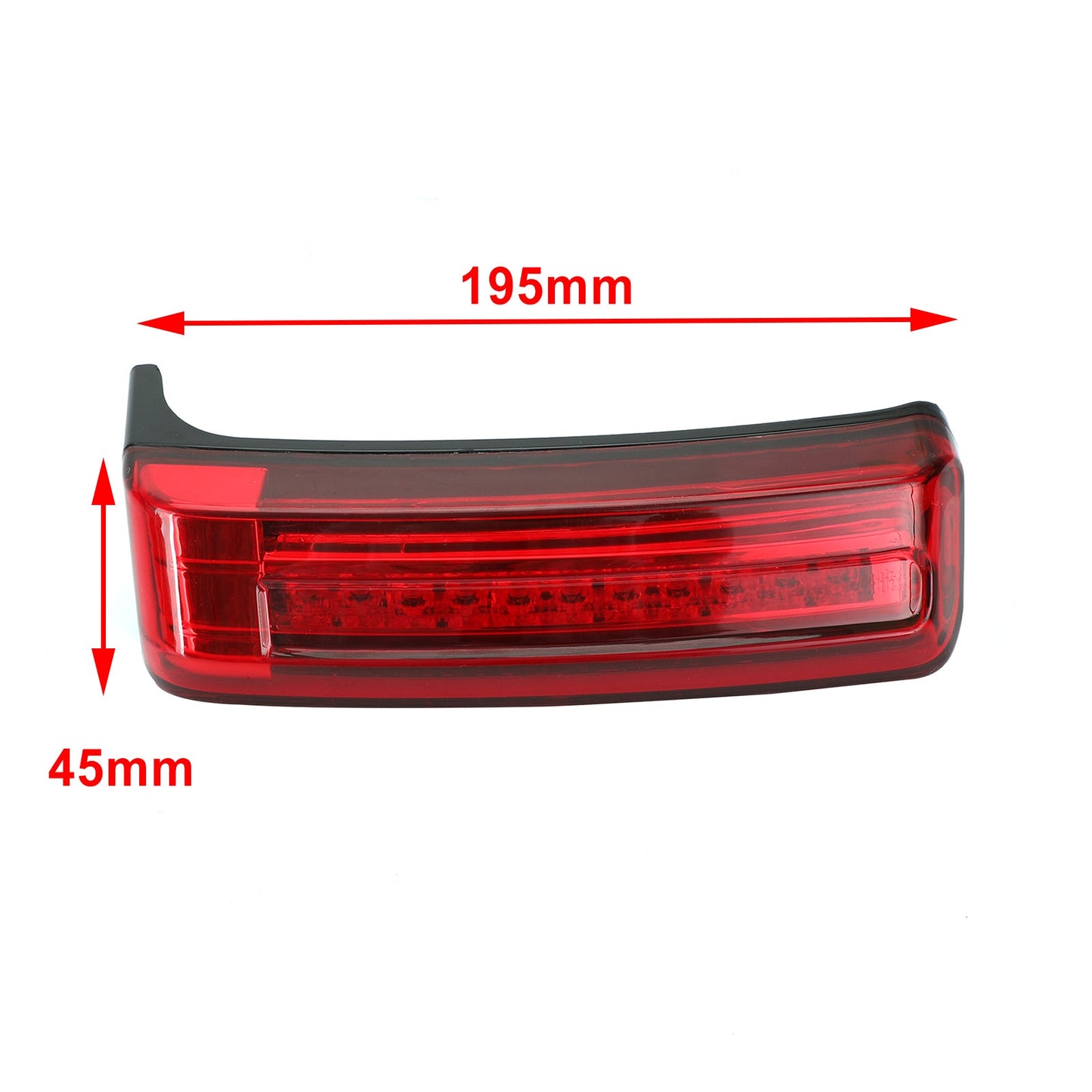 LED Bisaccia Borse da sella Run Brake Turn Lamp Lights per Touring 2014-2021 Generico