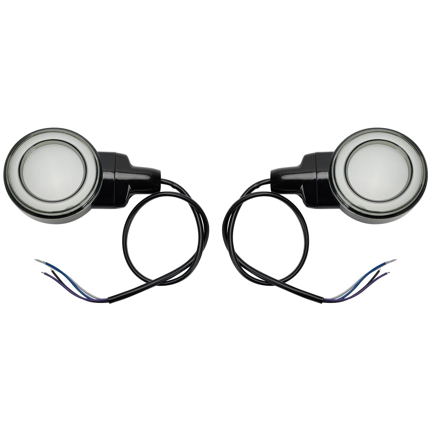 Indicatore di direzione anteriore piatto a LED per Heritage Softail Classic Touring 99-23