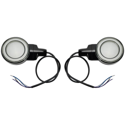 Indicatore di direzione anteriore piatto a LED per Heritage Softail Classic Touring 99-23