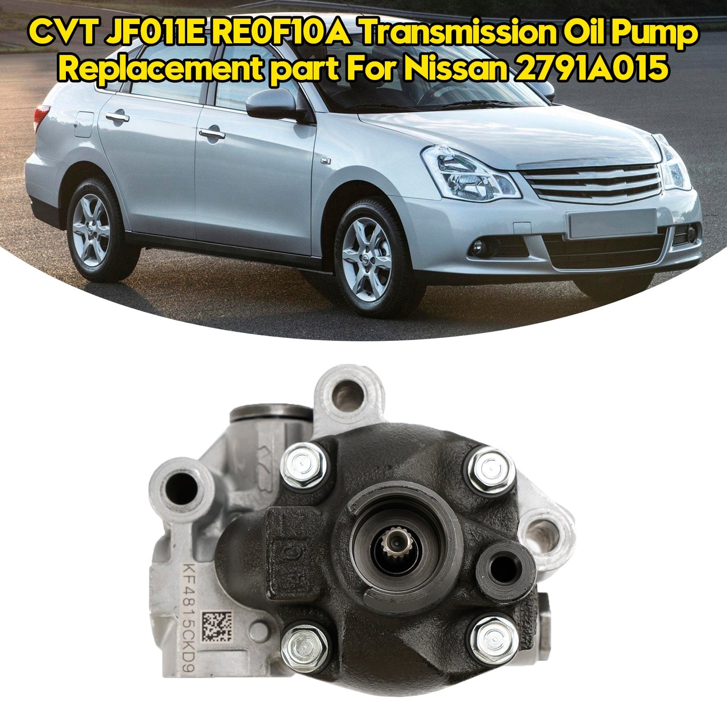 2011- Mitsubishi Outlander Sport CVT JF011E RE0F10A Parte di ricambio della pompa dell'olio della trasmissione 2791A015