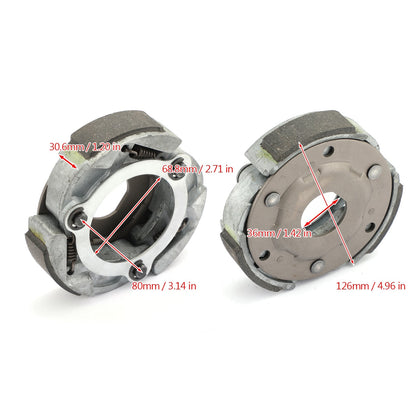 Gruppo portapattini frizione a bagno d'olio con molle per Yamaha YP250 YP 250 A/D Majesty 95-99 Generico