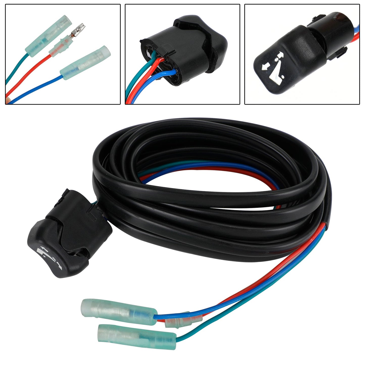 Trim &amp; Tilt Switch Assembly adatto per Yamaha 704-82563-41-00 704-82563-42-00