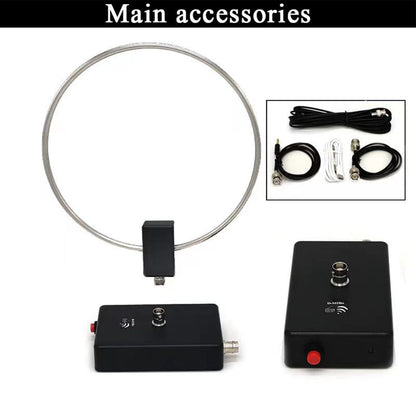 GA-800 Antenna ad anello attiva Antenna a onde corte Antenna HF da 10 KHz-159 MHz per radio