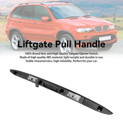 Impugnatura targa coperchio bagagliaio con pulsante chiave 51137170676 Fit BMW X5 E53