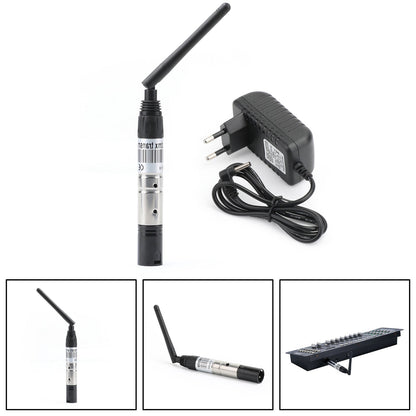 DMX512 Wireless Trasmettitore Ricevitore DMX Controller 2.4G Stage Lighting EU