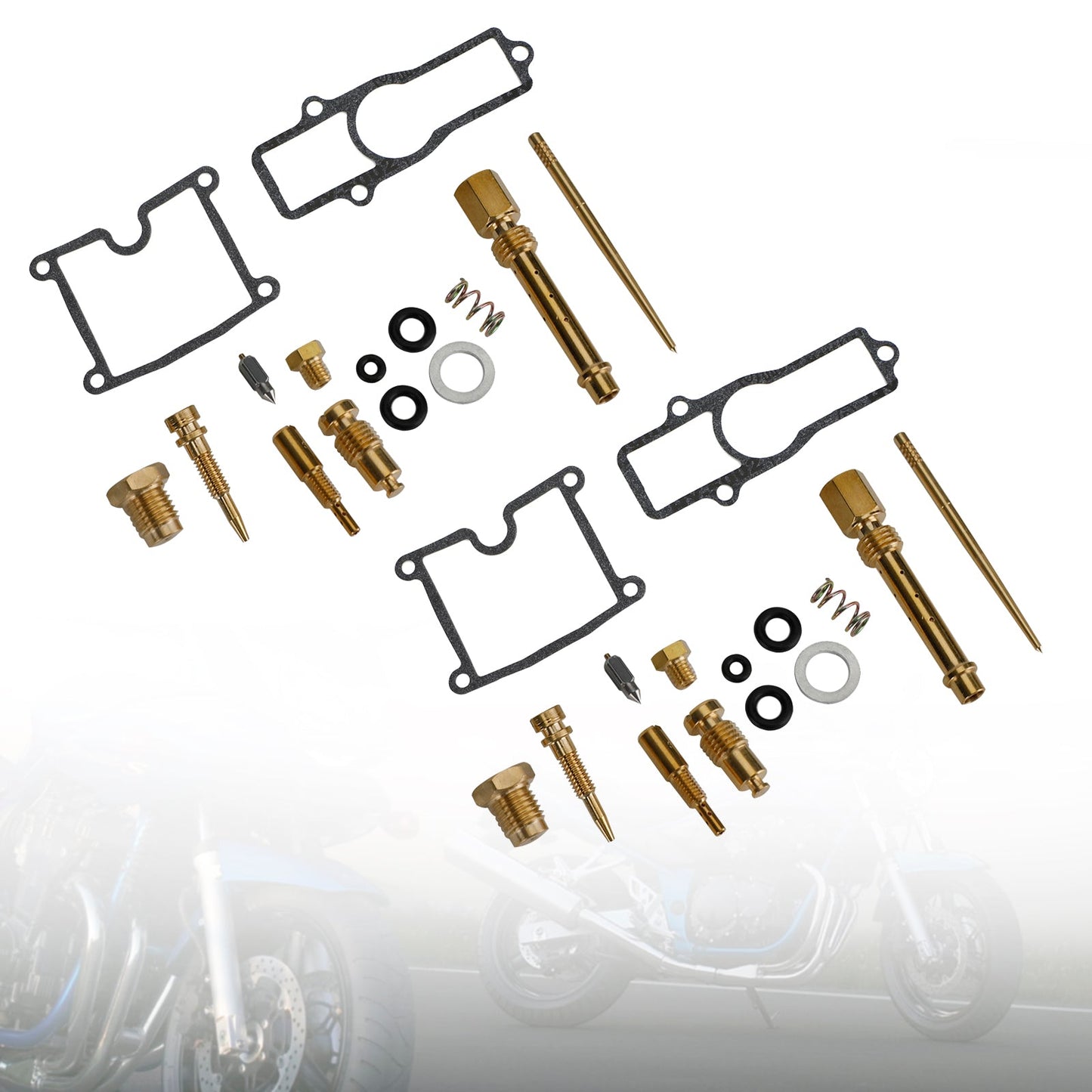 2X 1980-1983 Kit ricostruzione carburatore Kawasaki Z400 KZ400FX KZ550 GPZ550