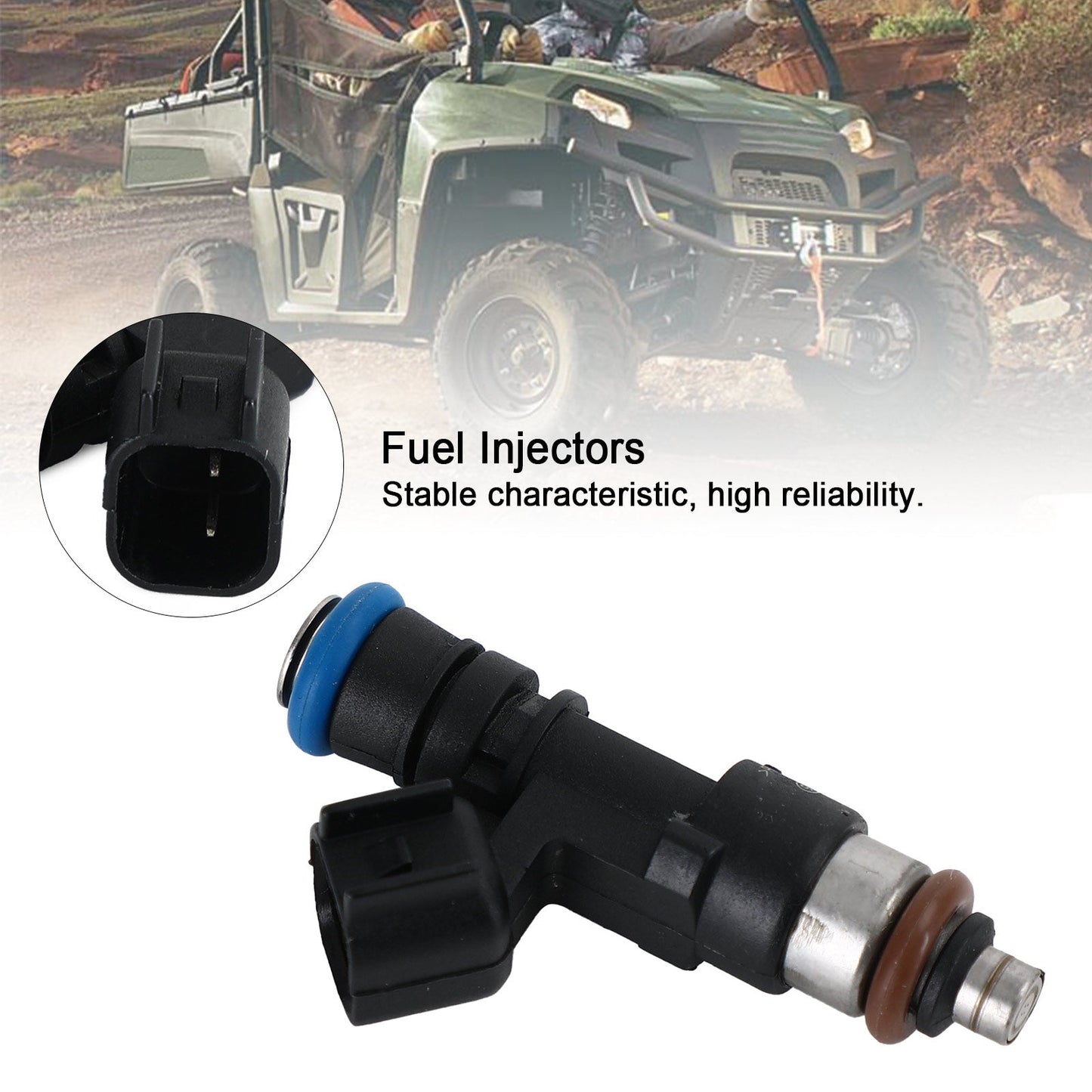 Iniettori di carburante per Polaris Ranger XP 800 1204318 0280158197 GX1111IJ117XG 1204319 generico